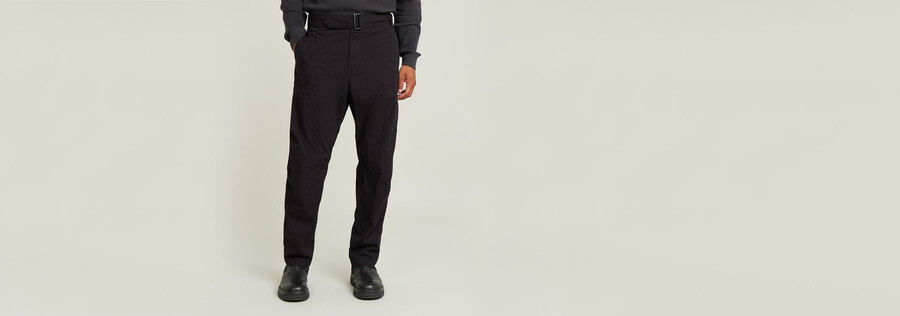 fatigue-hosen locker geschnitten schmal zulaufend
