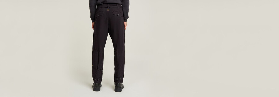 fatigue-hosen locker geschnitten schmal zulaufend