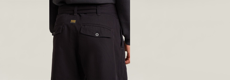 fatigue-hosen locker geschnitten schmal zulaufend
