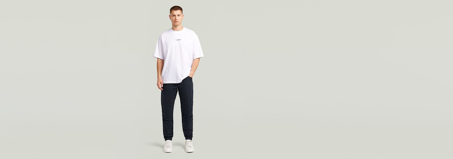 cargohose 3d regular tapered cuffed