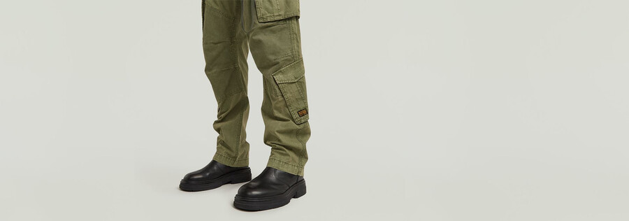 rovic zip 3d loose pants