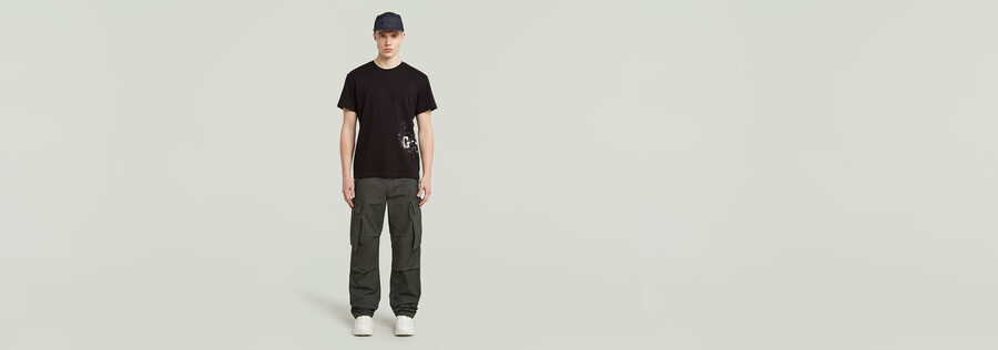 r-3n regular straight cargo pants