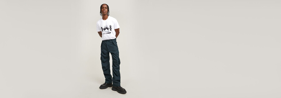 r-3n regular straight cargo pants