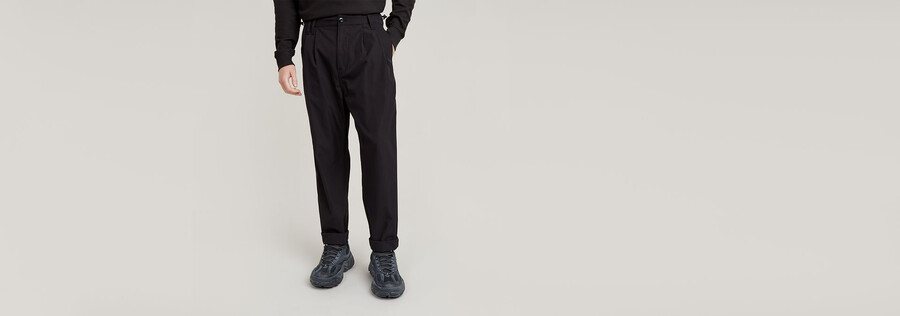 plissierte tech chino relaxed