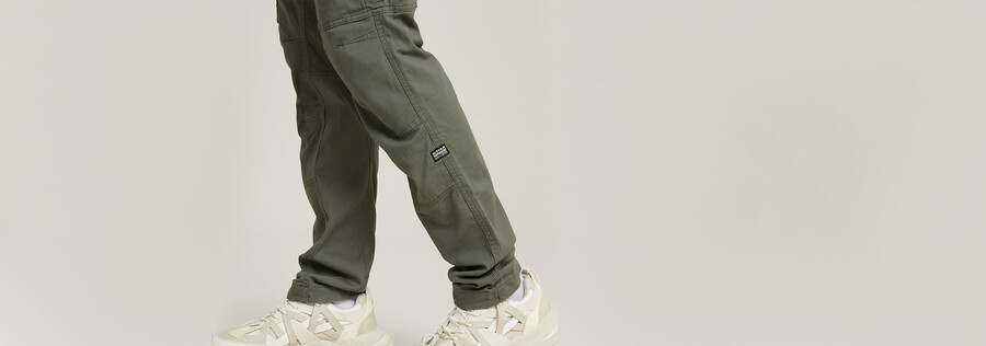 cargo 3d regular tapered pants