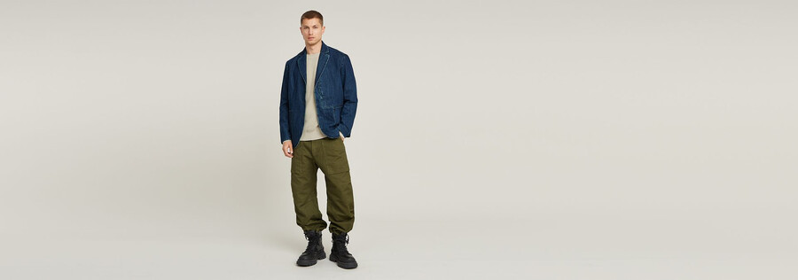 fatigue relaxed tapered pants