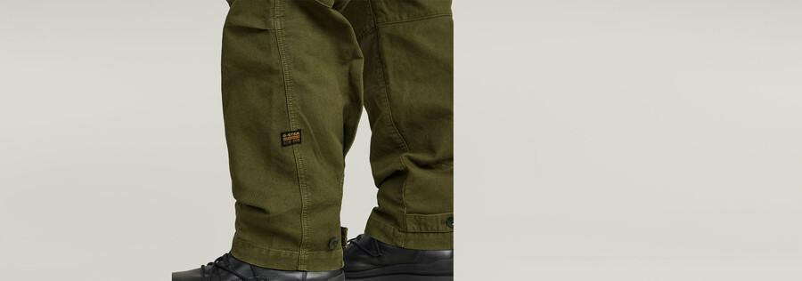 fatigue relaxed tapered pants