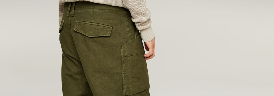 fatigue relaxed tapered pants