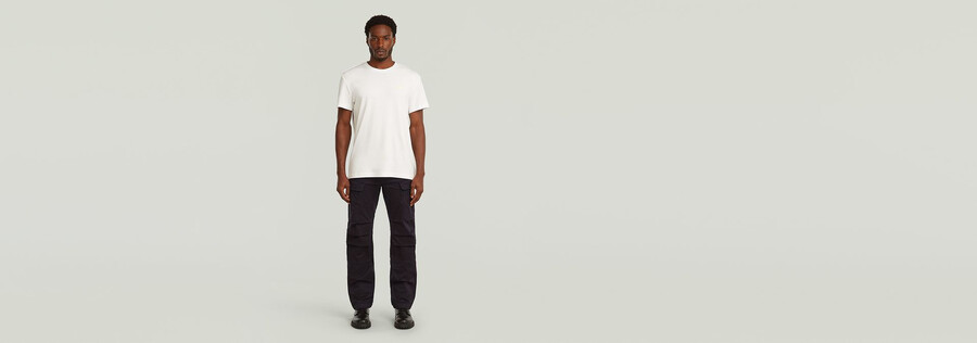 3d regular straight cargo pants