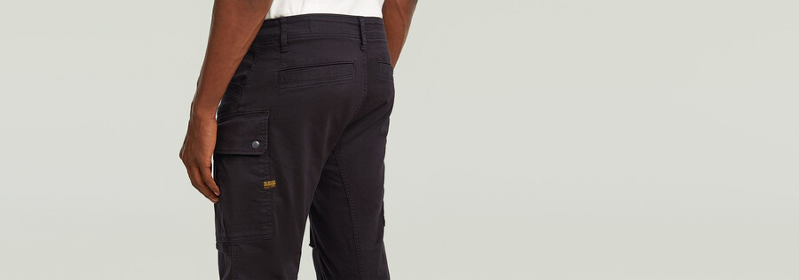 3d regular straight cargo pants
