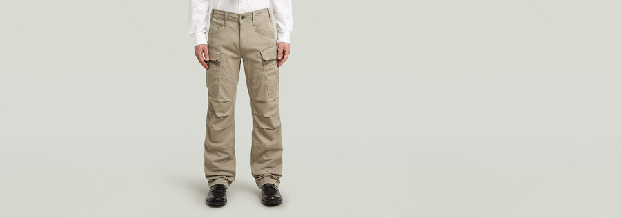 3d regular straight cargo pants