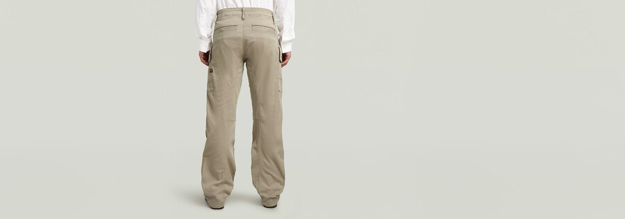 3d regular straight cargo pants