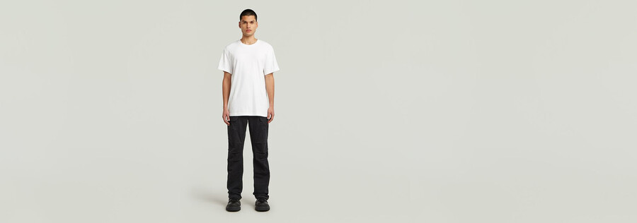 3d regular straight cargo pants