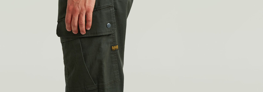 3d regular straight cargo pants