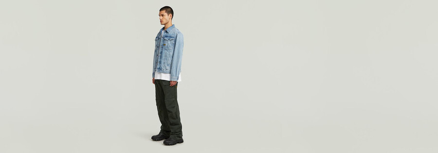 3d regular straight cargo pants