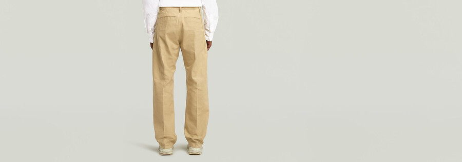 selvedge straight chino