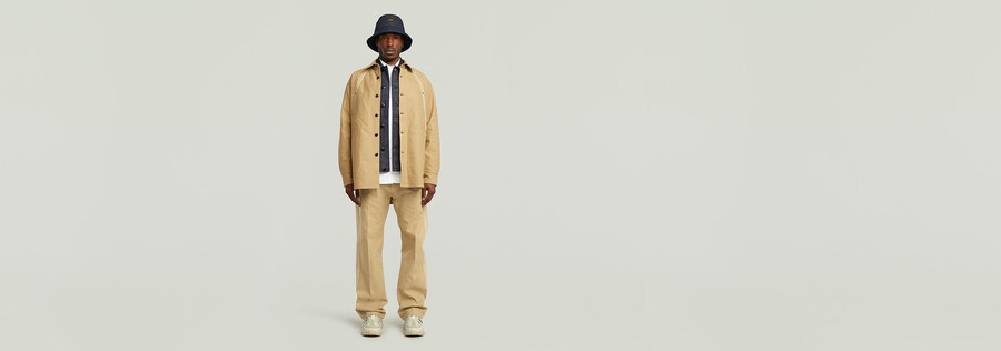 selvedge straight chino
