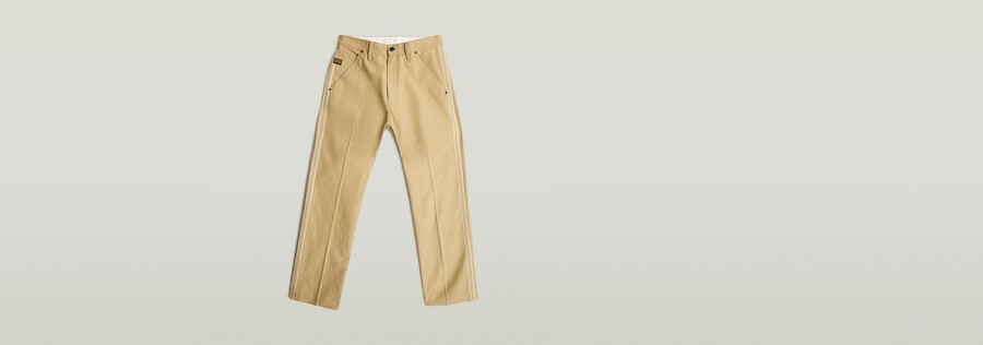 selvedge straight chino