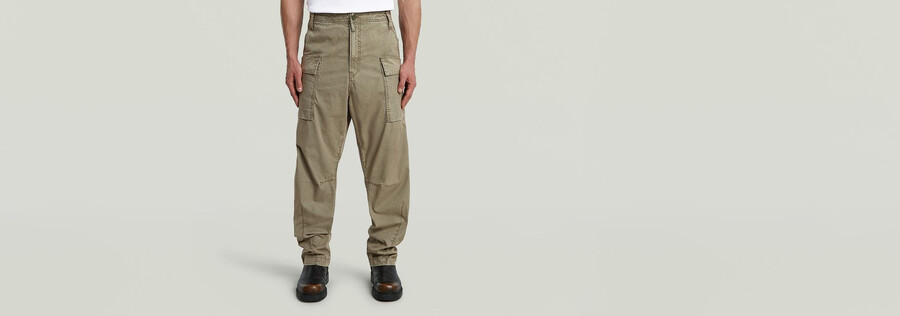 cargohosen mit fatigue-funktion