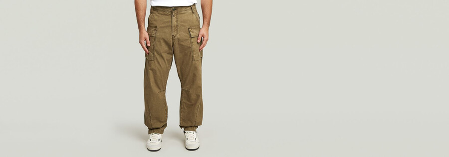 cargohosen mit fatigue-funktion