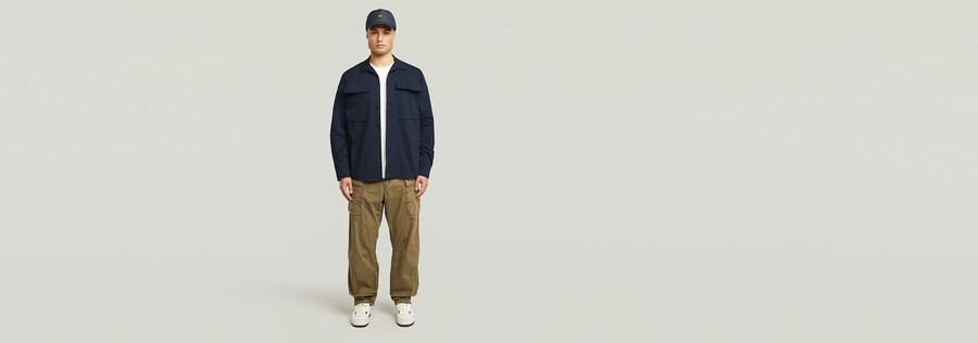 cargohosen mit fatigue-funktion