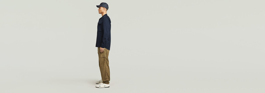 cargohosen mit fatigue-funktion