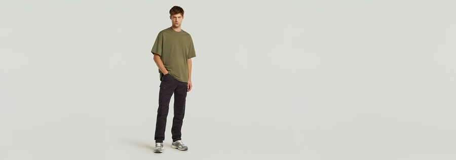 roxic zip straight tapered pants
