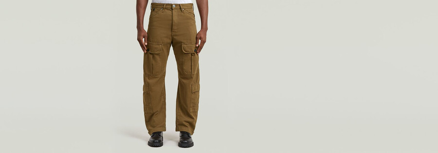 bend 3d cargo loose pants
