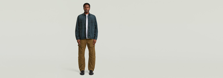 bend 3d cargo loose pants