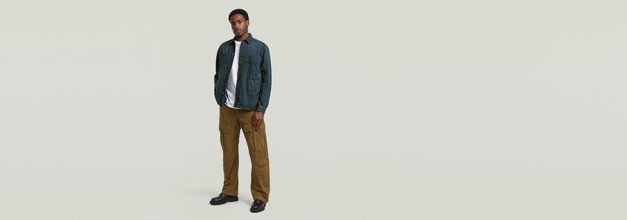 bend 3d cargo loose pants