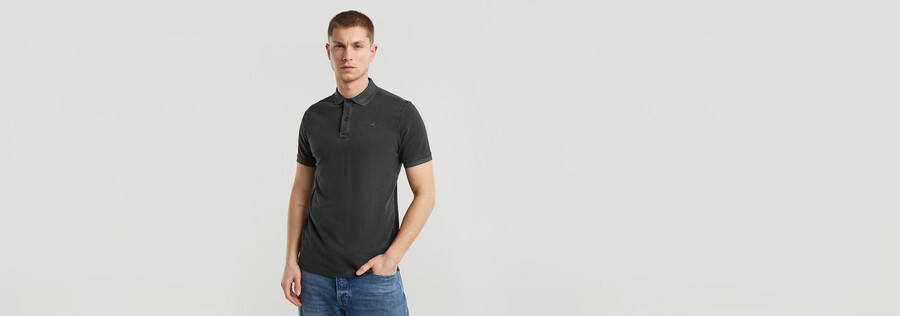 dunda overdyed slim polo