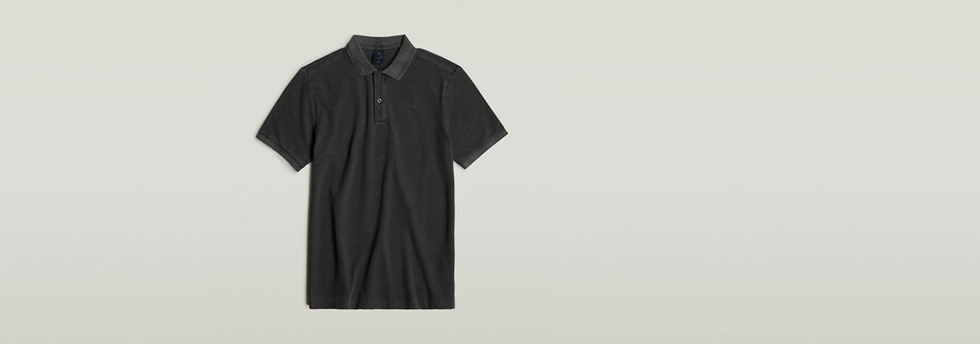 dunda overdyed slim polo
