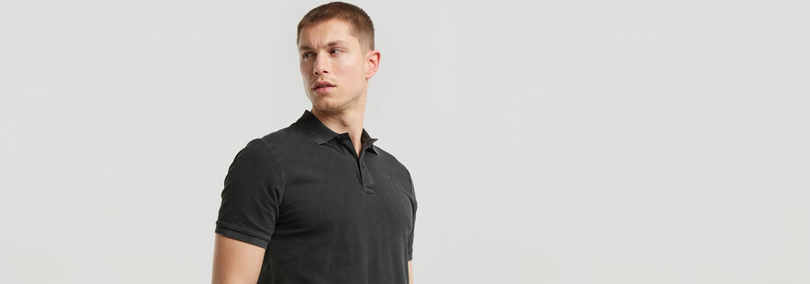 dunda overdyed slim polo