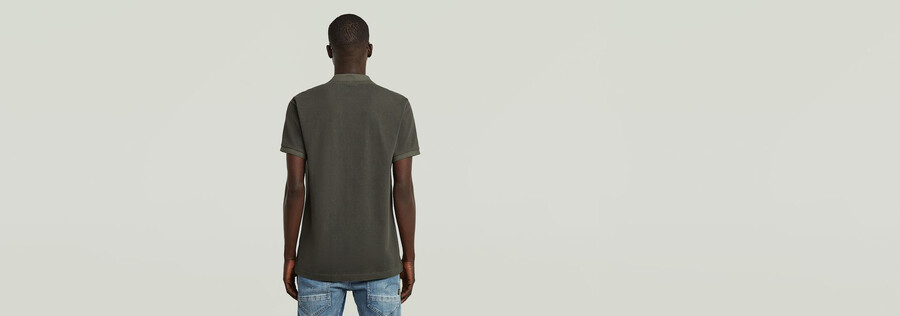 dunda overdyed slim polo