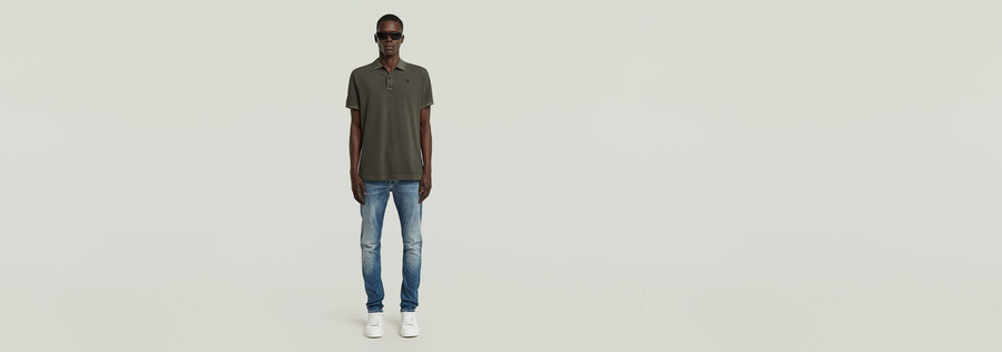 dunda overdyed slim polo