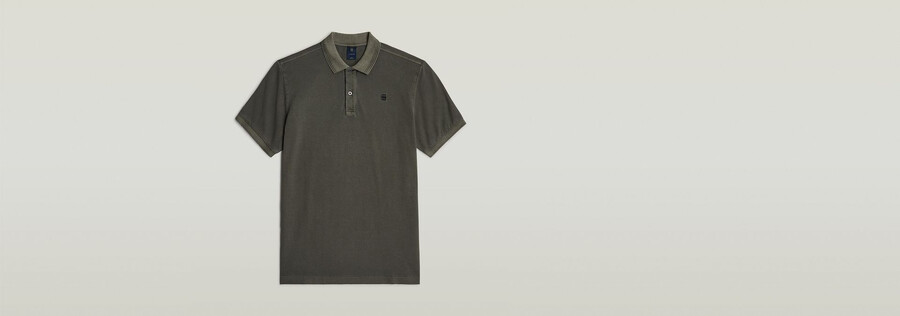 dunda overdyed slim polo