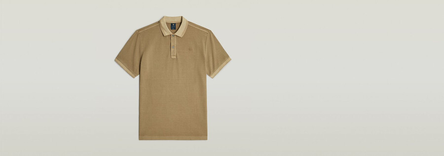 dunda overdyed slim polo