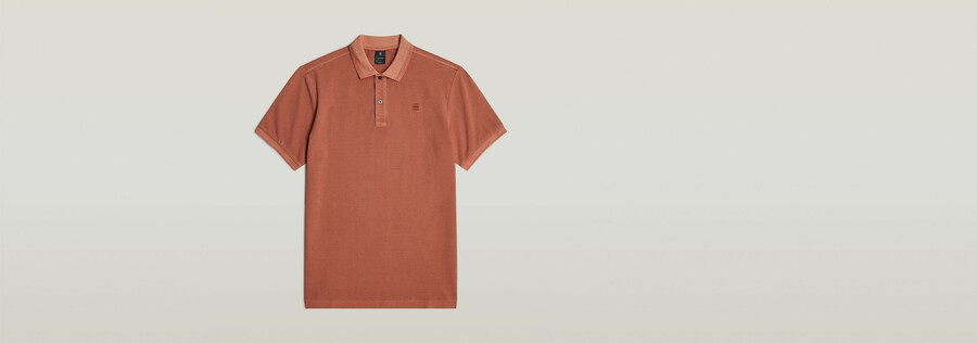 dunda overdyed slim polo