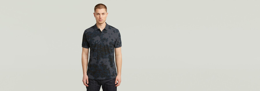 dunda slim allover polo