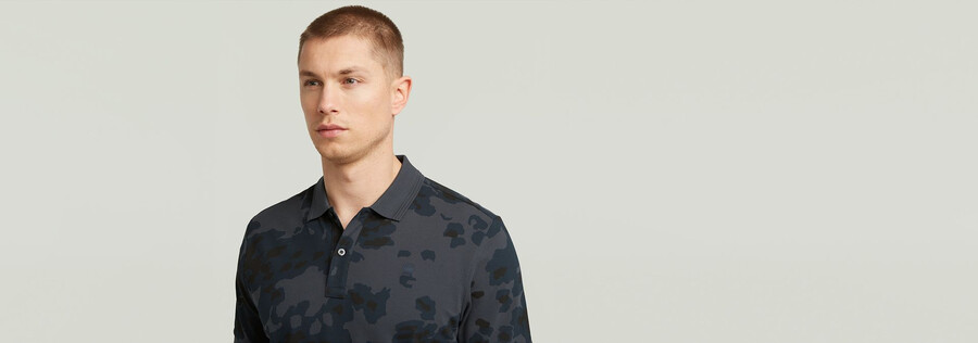 dunda slim allover polo