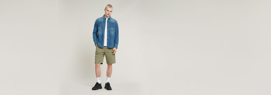 dakota slim denimhemd