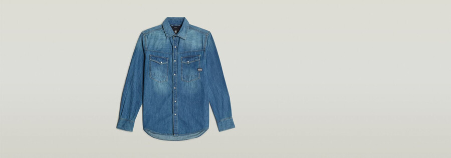 dakota slim denimhemd