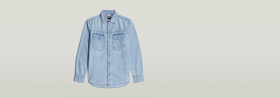 dakota slim denimhemd