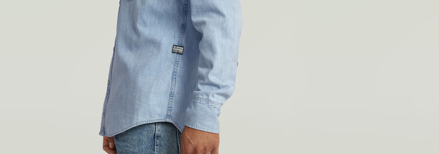 dakota slim denimhemd