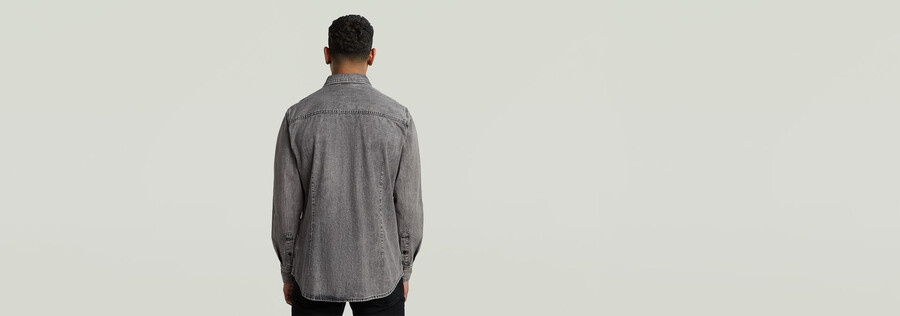 dakota slim denimhemd