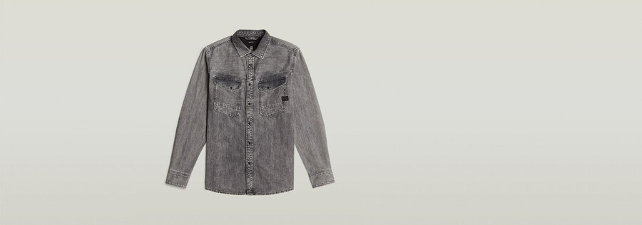 dakota slim denimhemd
