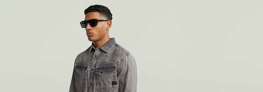 dakota slim denimhemd