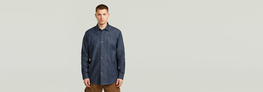 regular shirt mit aufgesetzter tasche
