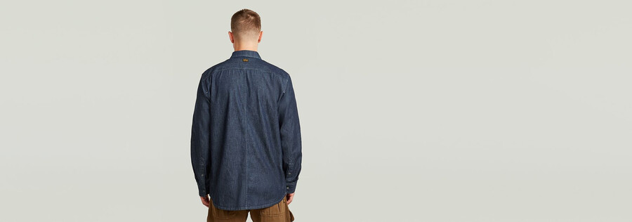 regular shirt mit aufgesetzter tasche