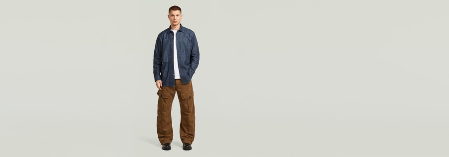 regular shirt mit aufgesetzter tasche